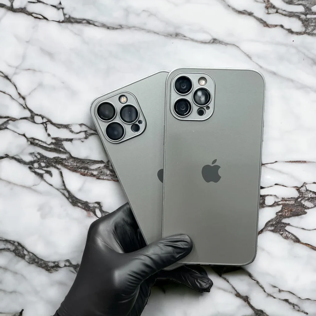 NATURAL TITANIUM AG MATTE GLASS CASE