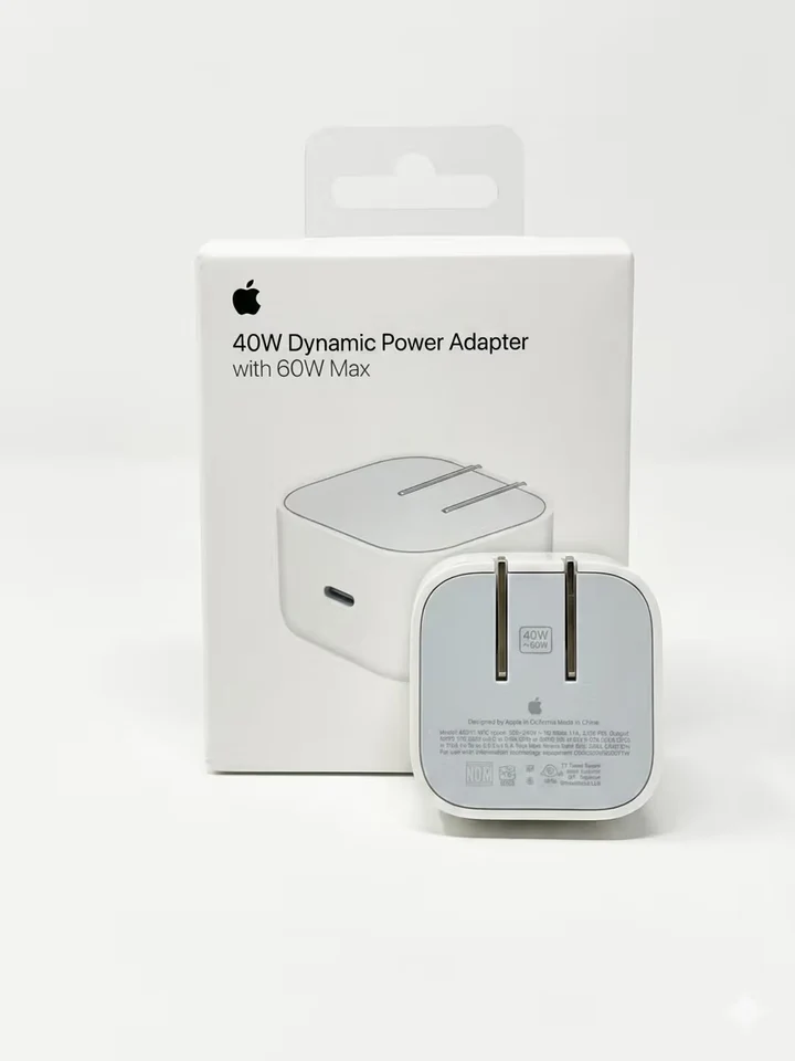 Travel Charge Kit — 40W 2-Pin Adapter + 60W Type-C Cable