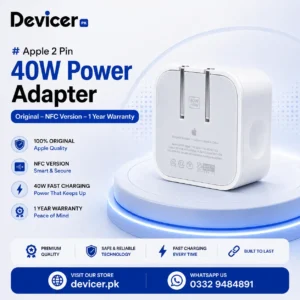 Travel Charge Kit — 40W 2-Pin Adapter + 60W Type-C Cable - Image 2